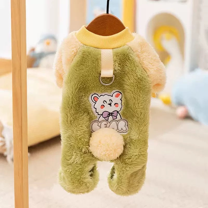 Plush Cotton Pet Coat – Warm & Cozy Winter Jacket