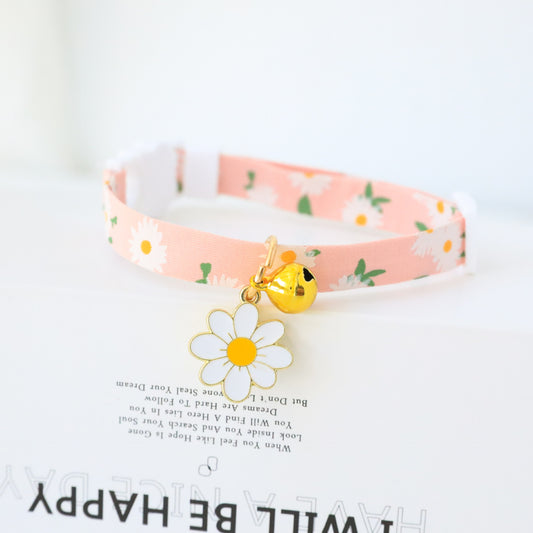 Colorful Flower Pet Collar – Lightweight & Comfortable for Daily Wear