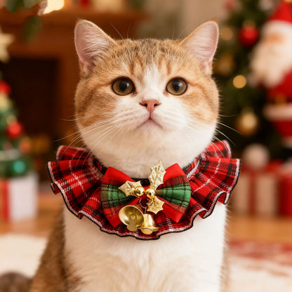 Satin checkered choker, luxurious lace neckband with shiny bow