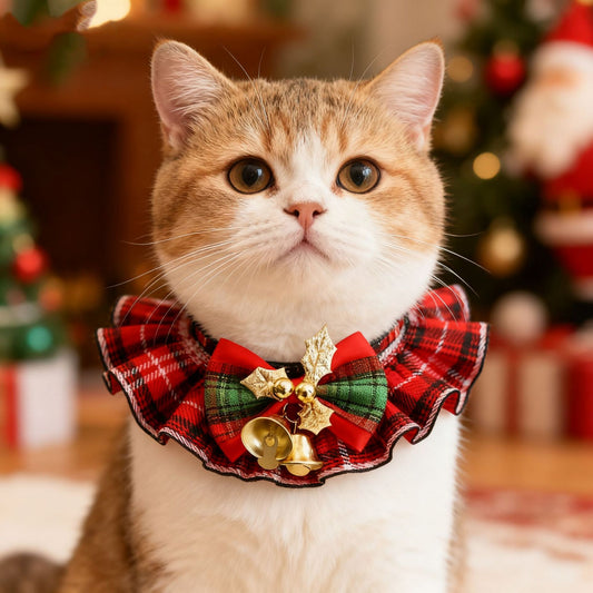 Satin checkered choker, luxurious lace neckband with shiny bow