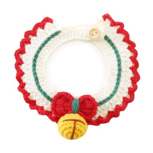 Christmas-themed wavy bibs with cute jingling bells